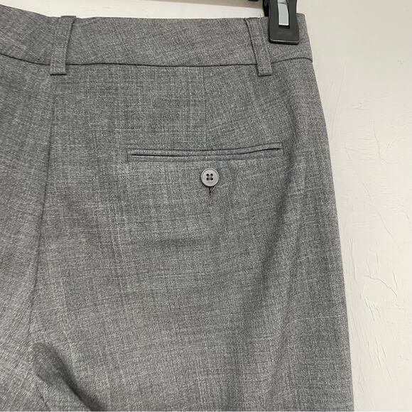 Express Grey Editor Dress Pants Chino’s Wide Leg Low Rise Trousers Womens 6 - Picture 4 of 10
